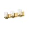 Z-Lite Beckett 3 Light Vanity, Olde Brass And Clear Seedy 492-3V-OBR - alternate 2